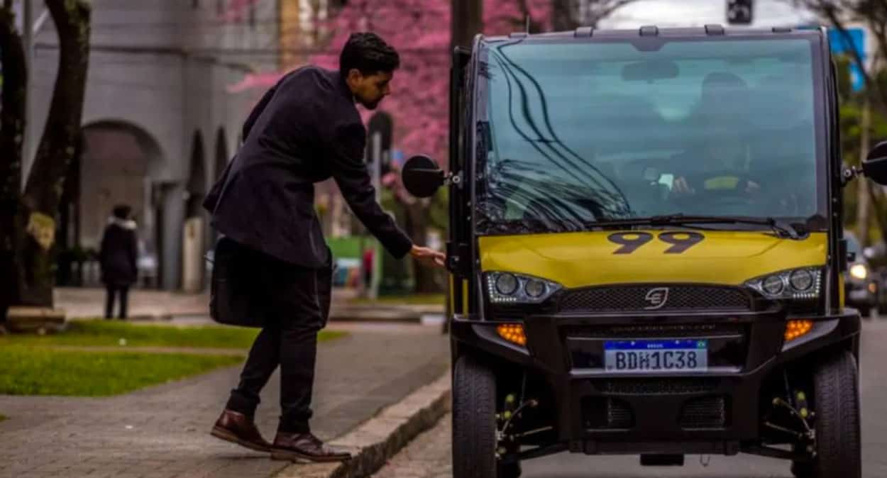 99 Runs Electric Car Pilot With Hitech Electric In Brazil